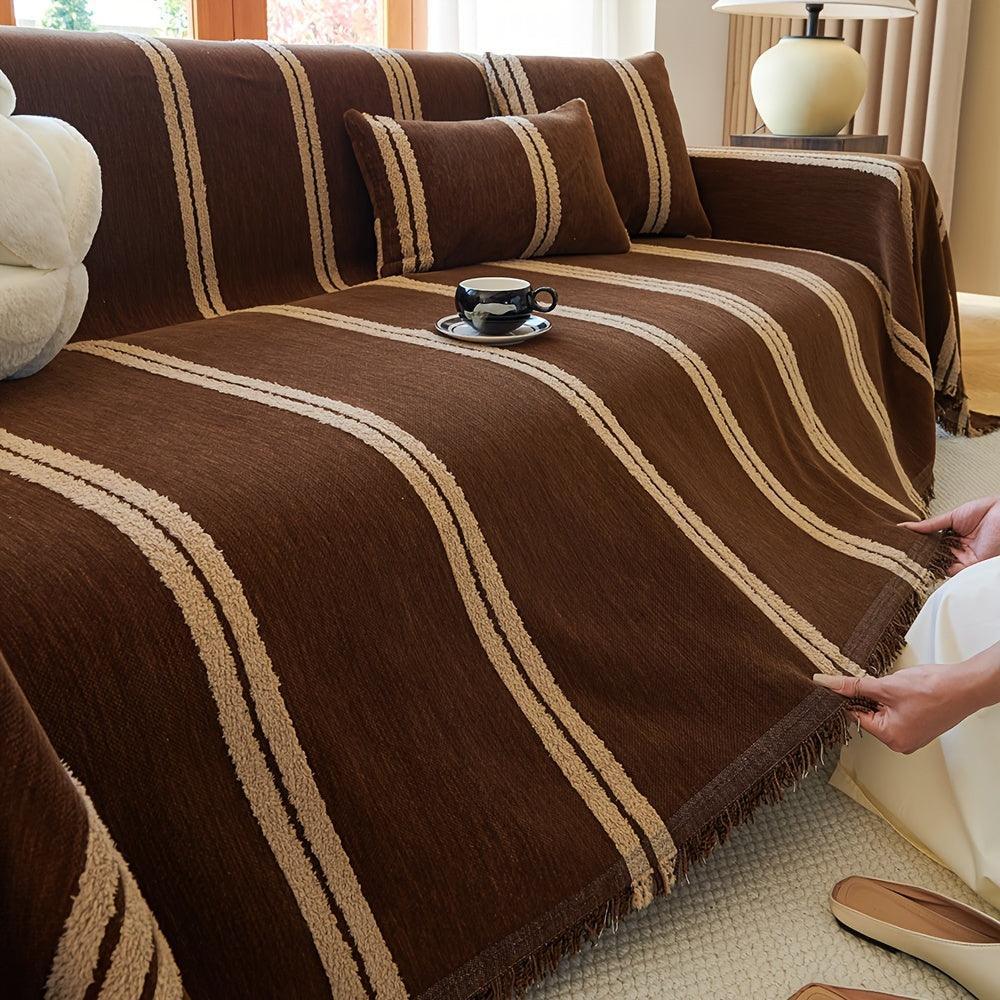 Luxury Anti- Cat Scratch Sofa Cover - Chenille Fabric Couch Protector topspet