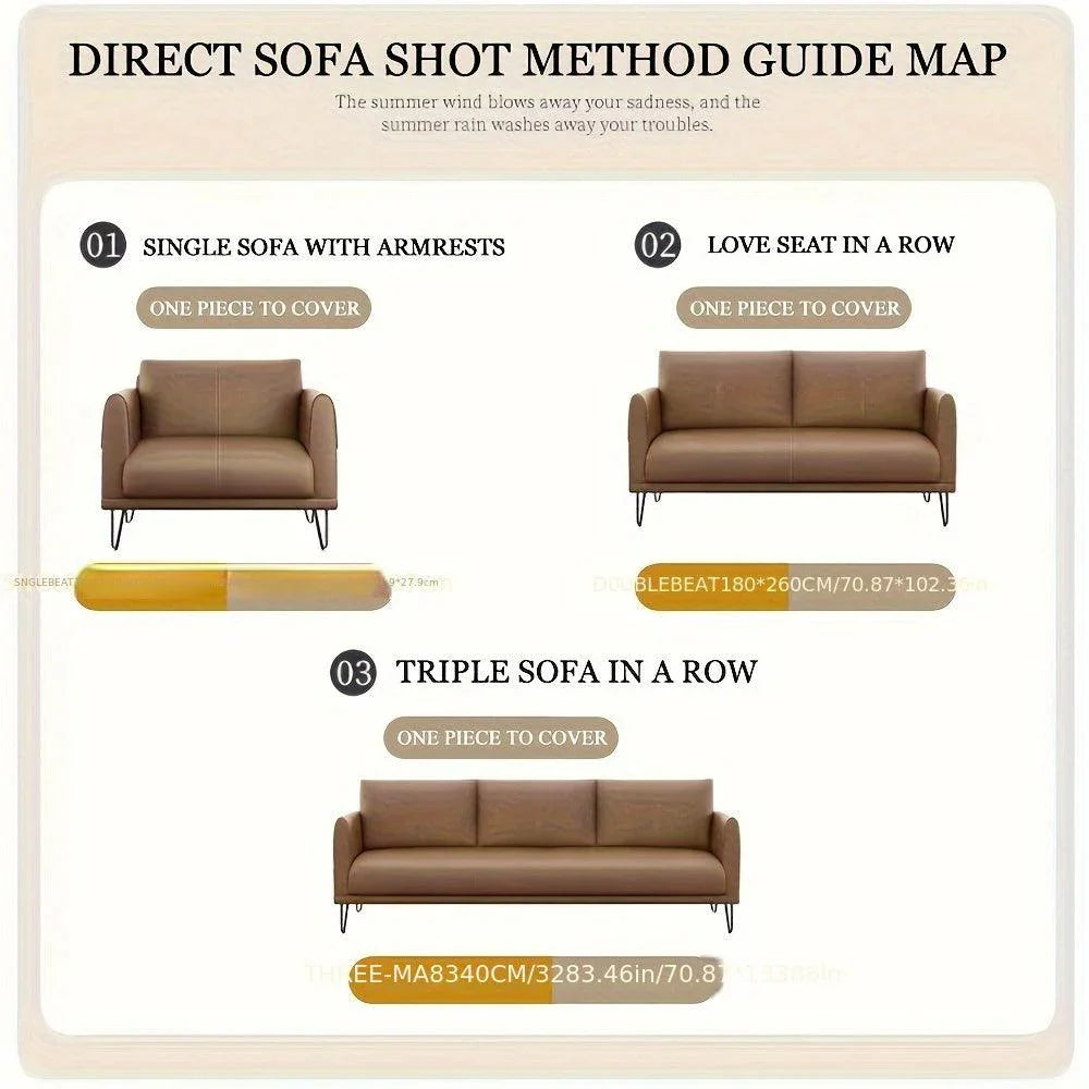Luxury Anti- Cat Scratch Sofa Cover - Chenille Fabric Couch Protector topspet