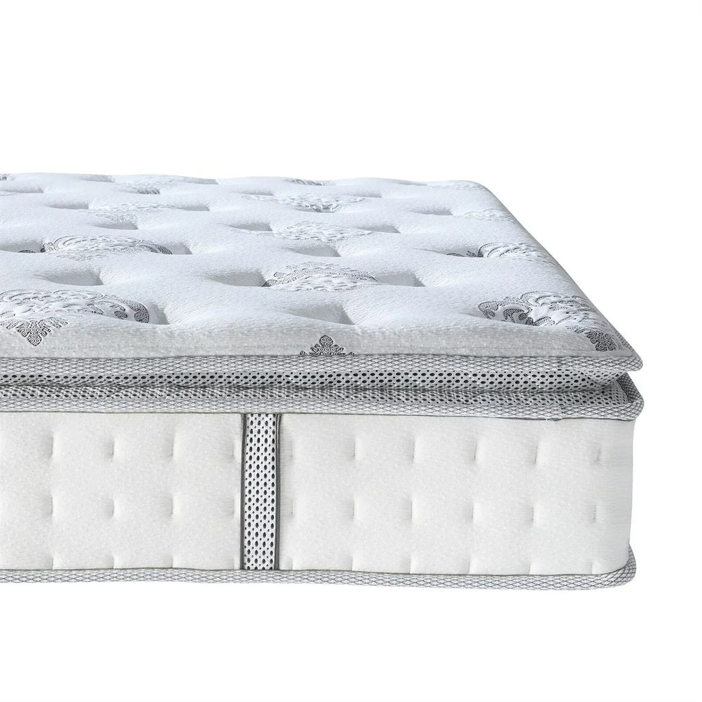 Luxury Quilted White Pillow Top Mattress for Ultimate Comfort & Support