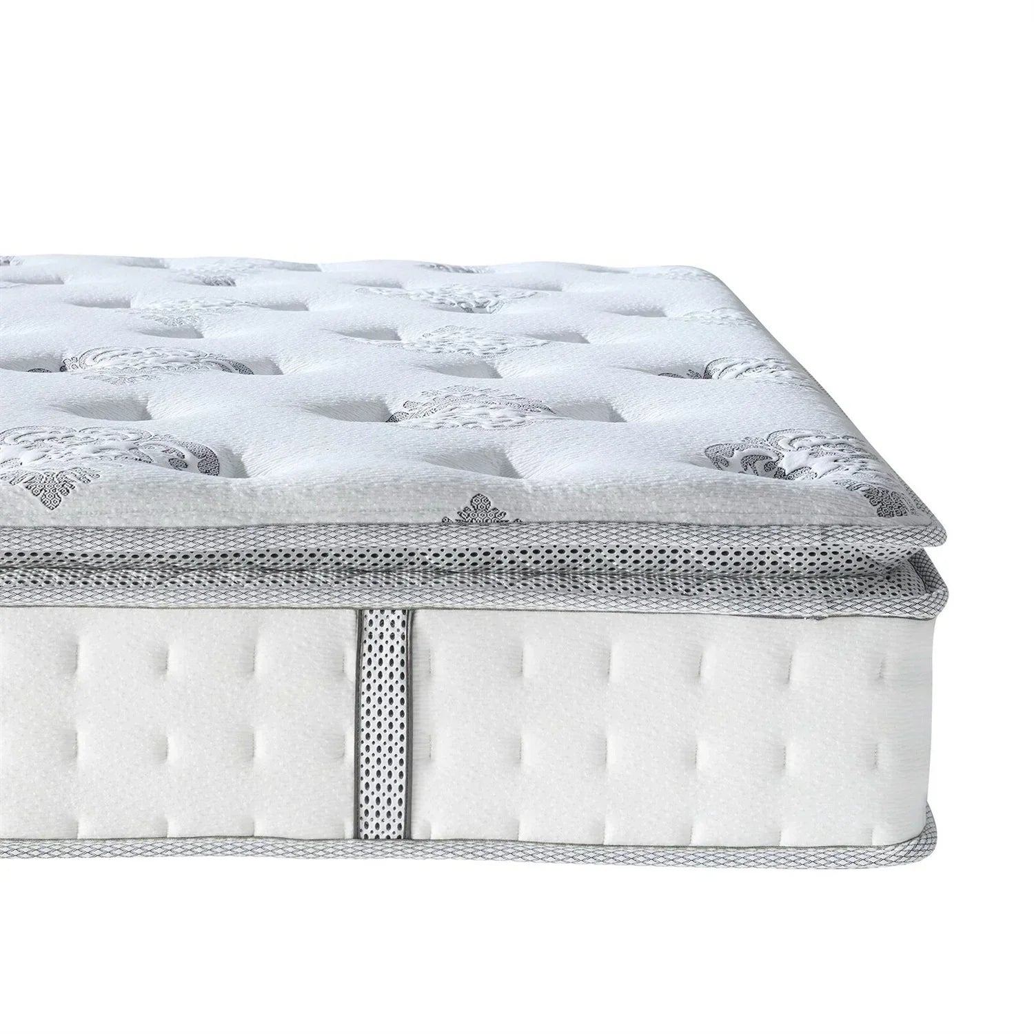 Luxury Quilted White Pillow Top Mattress for Ultimate Comfort & Support