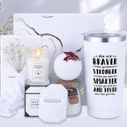 Women Men Inspirational Gifts 8pcs Basket for Women Men Her Friend Coworker Bestie Birthday Women Confirmation Encouragement Cheer up Bonus Good Luck Proud of You Tween Girl College Student Gifts Unique Christmas Stuff Coffee House Of Avana