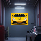 Luxury Supercar Neon Wall Art - UV Printed LED Plexiglass Sign for Garage, Man Cave & Exotic Car Lovers - Adjustable Light and Free Shipping Peony Atelier