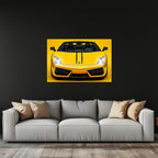 Luxury Supercar Neon Wall Art - UV Printed LED Plexiglass Sign for Garage, Man Cave & Exotic Car Lovers - Adjustable Light and Free Shipping Peony Atelier