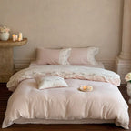Maeve Floral Double Gauze Bedding Set / Pink Ever Lasting