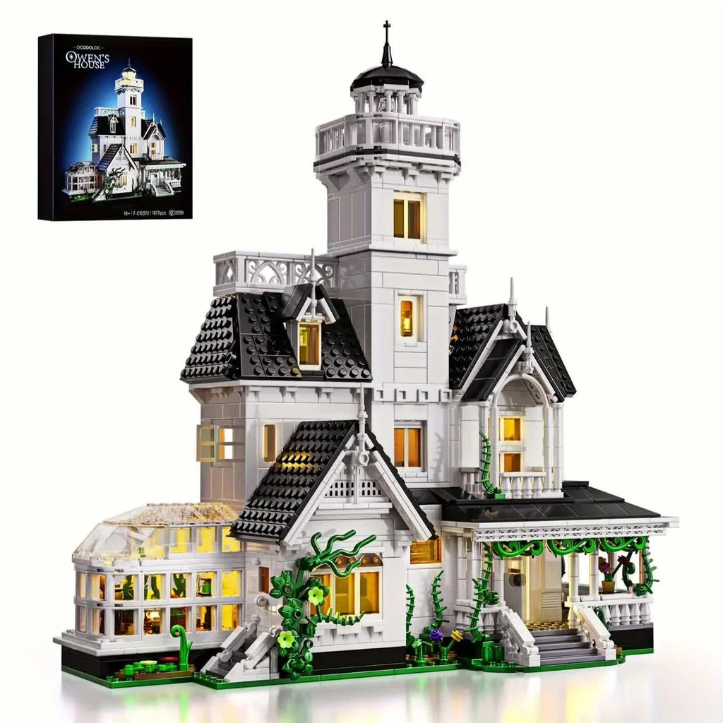 Magic Owens House Building Block Set, Unique Castle Architecture - Fan Collection Boutique - Brand Compatible - Excellent Gift For Christmas And Halloween - And Adult Building Block Toys House Of Avana