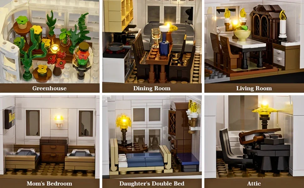 Magic Owens House Building Block Set, Unique Castle Architecture - Fan Collection Boutique - Brand Compatible - Excellent Gift For Christmas And Halloween - And Adult Building Block Toys House Of Avana