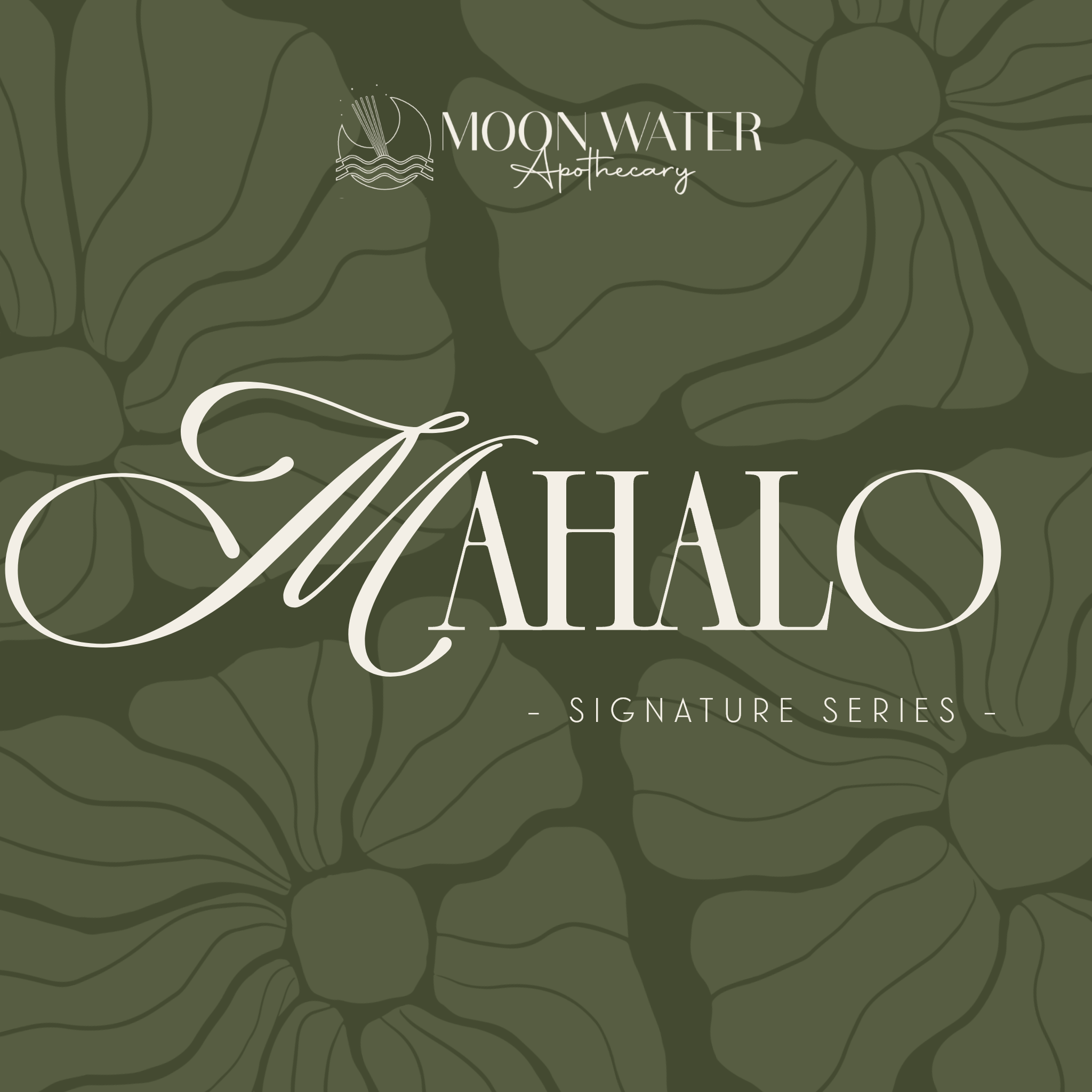 MAHALO - *Signature Series* (TOP SELLING SCENT!) -- Hawaiian Koa Wood Exclusive Blend Moon Water Apothecary