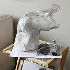 Large Abstract Sculpture – Painted Resin [[SKU:HOA-SCU-536-A]]