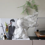 Large Abstract Sculpture – Painted Resin [[SKU:HOA-SCU-536-A]]