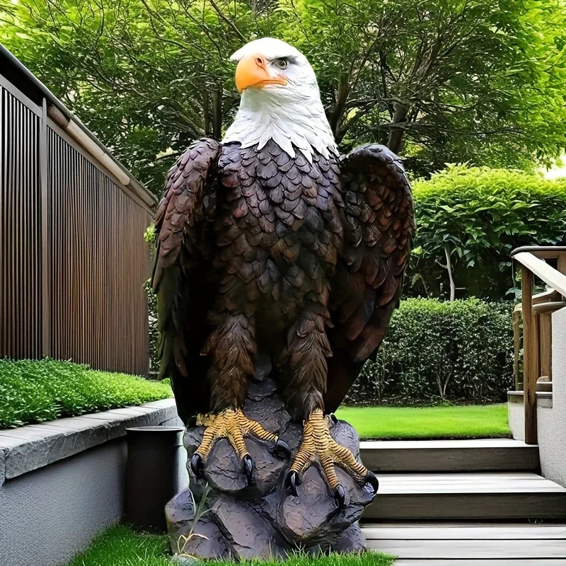 24.5in Huge Eagle Statue, Garden Patio Ornament For Garden, Porch House Of Avana