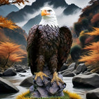 24.5in Huge Eagle Statue, Garden Patio Ornament For Garden, Porch House Of Avana