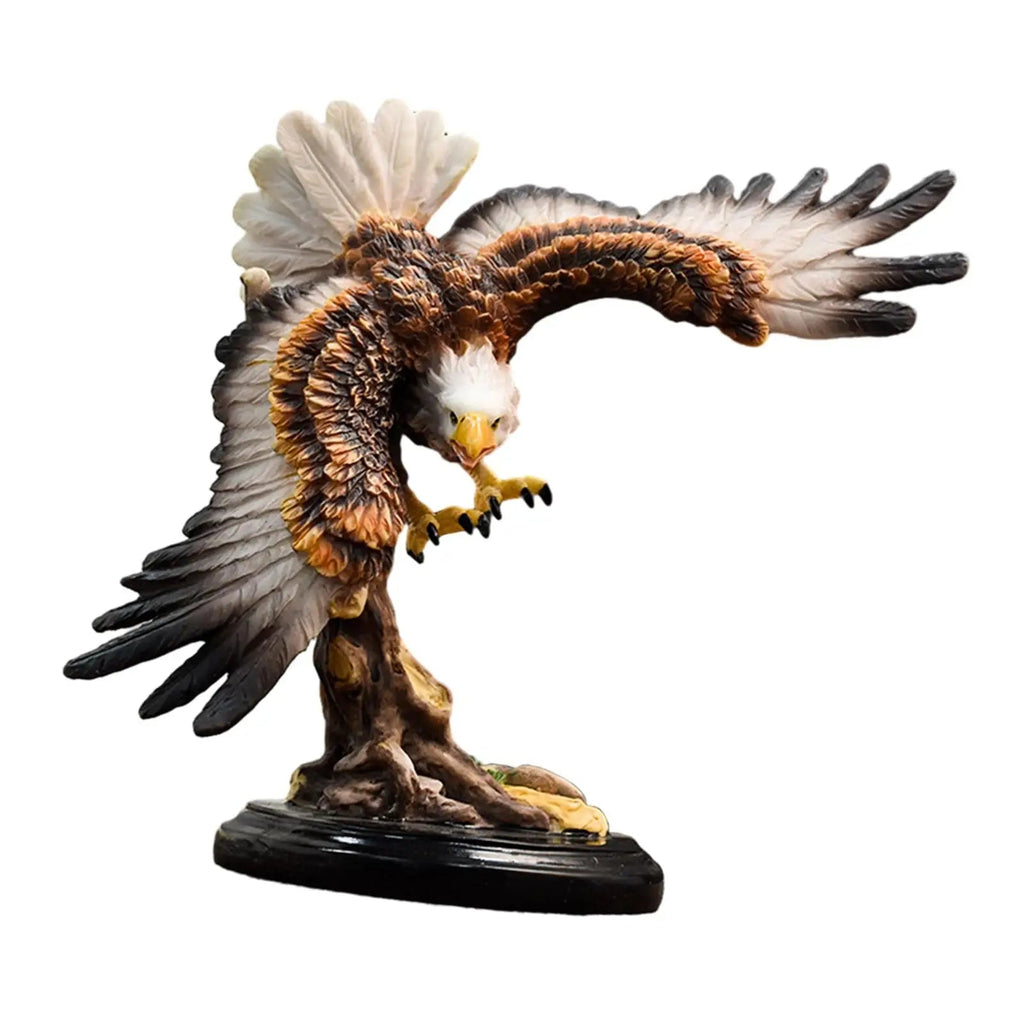 Eagle Sculpture – Brown Metal [[SKU:HOA-SCU-548]]