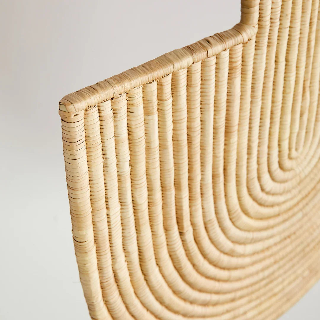 Maravi Natural Palm Leaves Woven Wall Art Kanju Interiors