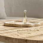 Natural Marble Cloud-Shaped Jewelry & Cosmetic Display Tray - Polished Irregular Decorative Organizer for Home Office Desk, Key Holder, Gift for Her, Office Decor And Accessories, Elegant Design, Smooth Finish, Beauty Enthusi House Of Avana