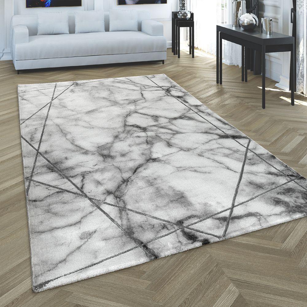Marble Patten Area Rug in Gold Cream for Living Room with Contour Cut RugYourHome