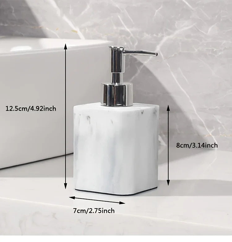 Marble-Patterned Lotion Bottle And Dispensing Bottle House Of Avana
