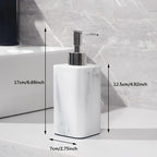 Marble-Patterned Lotion Bottle And Dispensing Bottle House Of Avana