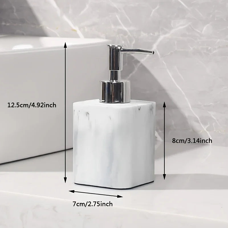 Marble-Patterned Lotion Bottle And Dispensing Bottle House Of Avana