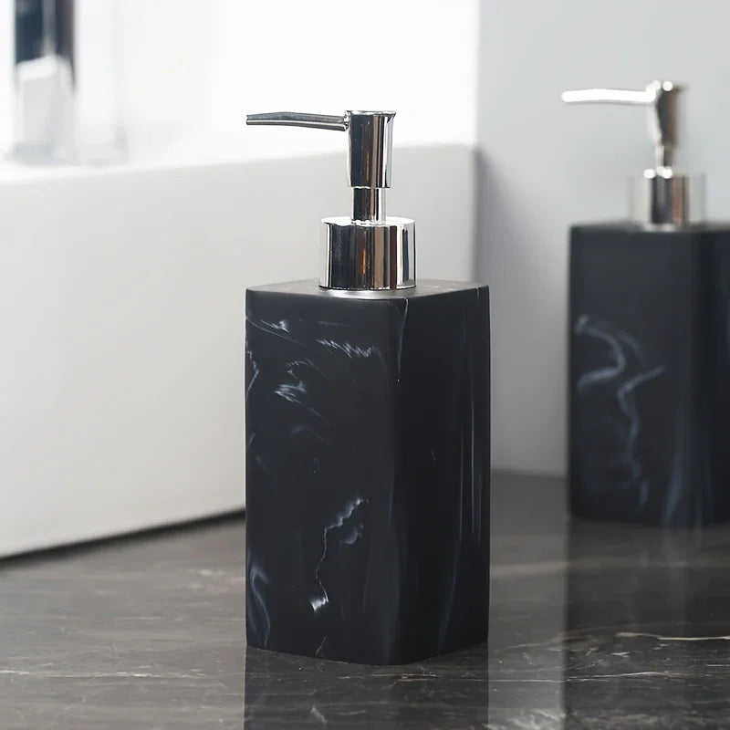 Marble-Patterned Lotion Bottle And Dispensing Bottle House Of Avana