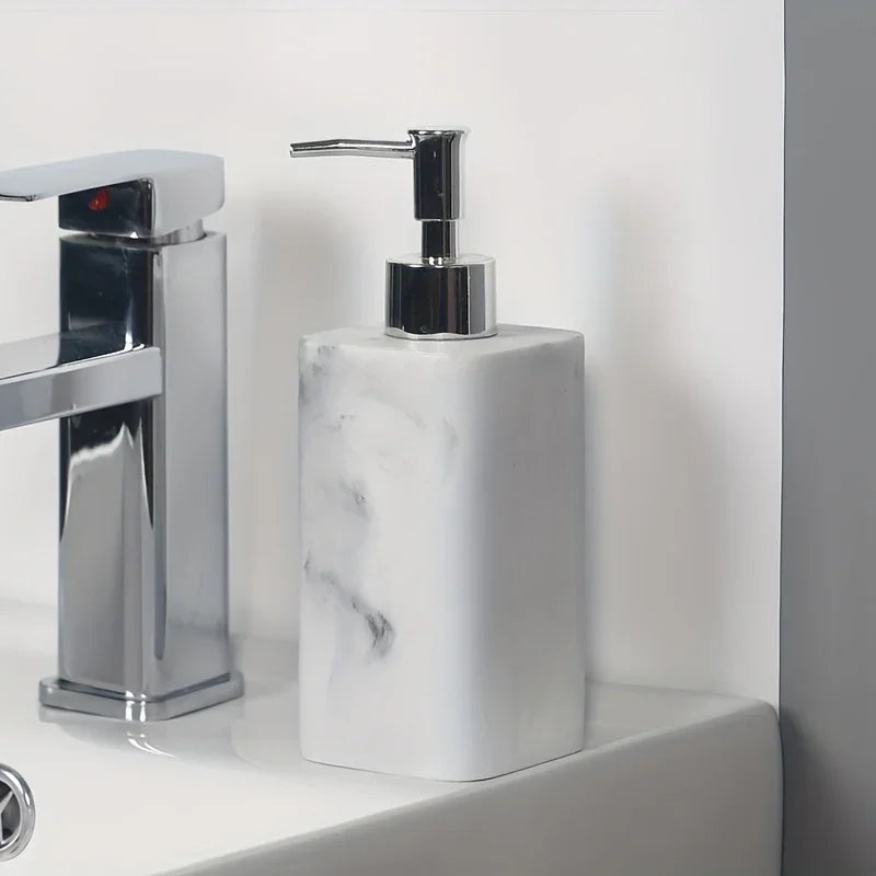 Marble-Patterned Lotion Bottle And Dispensing Bottle House Of Avana