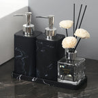Marble-Patterned Lotion Bottle And Dispensing Bottle House Of Avana