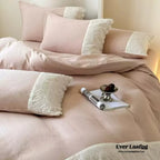 Margaux Lace Double Gauze Bedding Set / Sage Green Ever Lasting