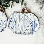 Martha Blue Pumpkin Plate Gia Roma
