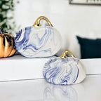 Martha Blue Pumpkin Plate Gia Roma