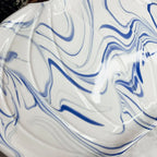 Martha Blue Pumpkin Plate Gia Roma