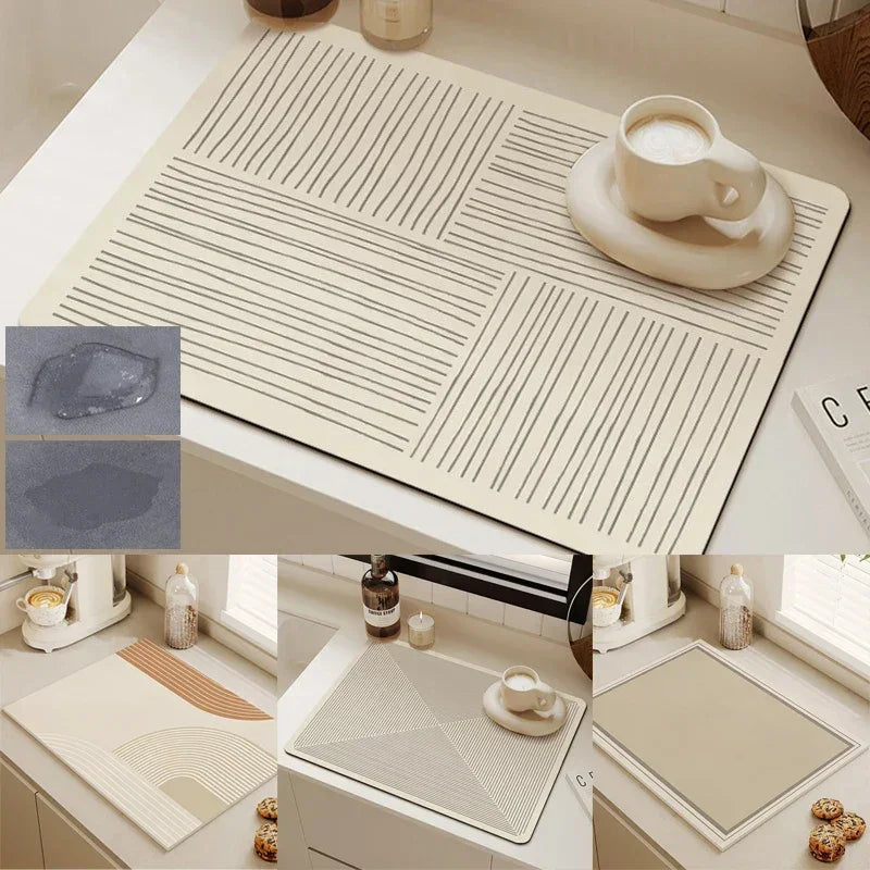 Mat - Non-slip Quick-drying Rectangular