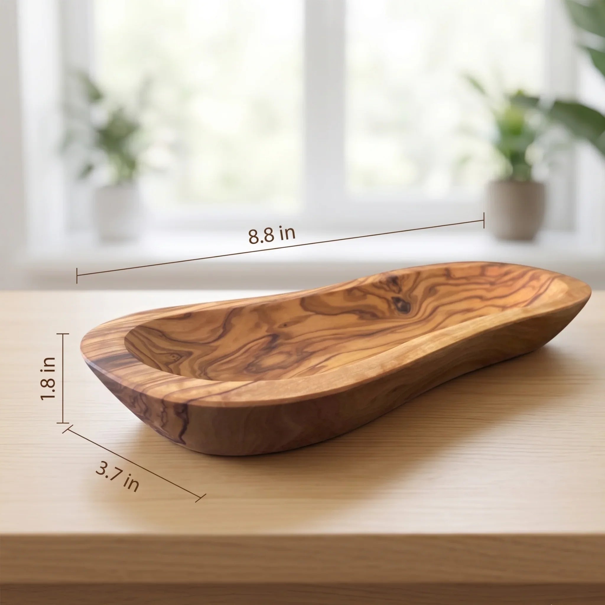 Mediterranean Olive Wood Multi-Purpose Bowl