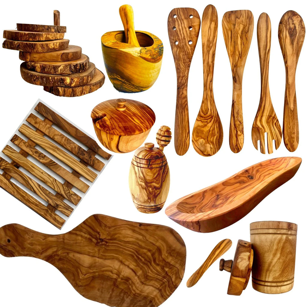 Mediterranean Olive Wood Ultimate Kitchen Collection Choixe