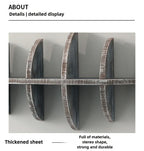 Mediterranean Style Shelf, Minimalist Nordic Style, Wall-Mounted Wooden Fishbone Shelf, Cafe Living Room Decoration, Wall-Mounted Shelf Bookcase, Suitable For Various Room Scenarios, Practical Rose, Housewarming Festival Gift House Of Avana