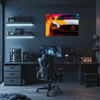 Mercedes AMG Neon Sign: UV Printed LED Wall Art, Car Garage Decor Peony Atelier