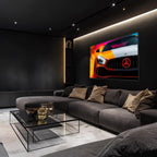 Mercedes AMG Neon Sign: UV Printed LED Wall Art, Car Garage Decor Peony Atelier