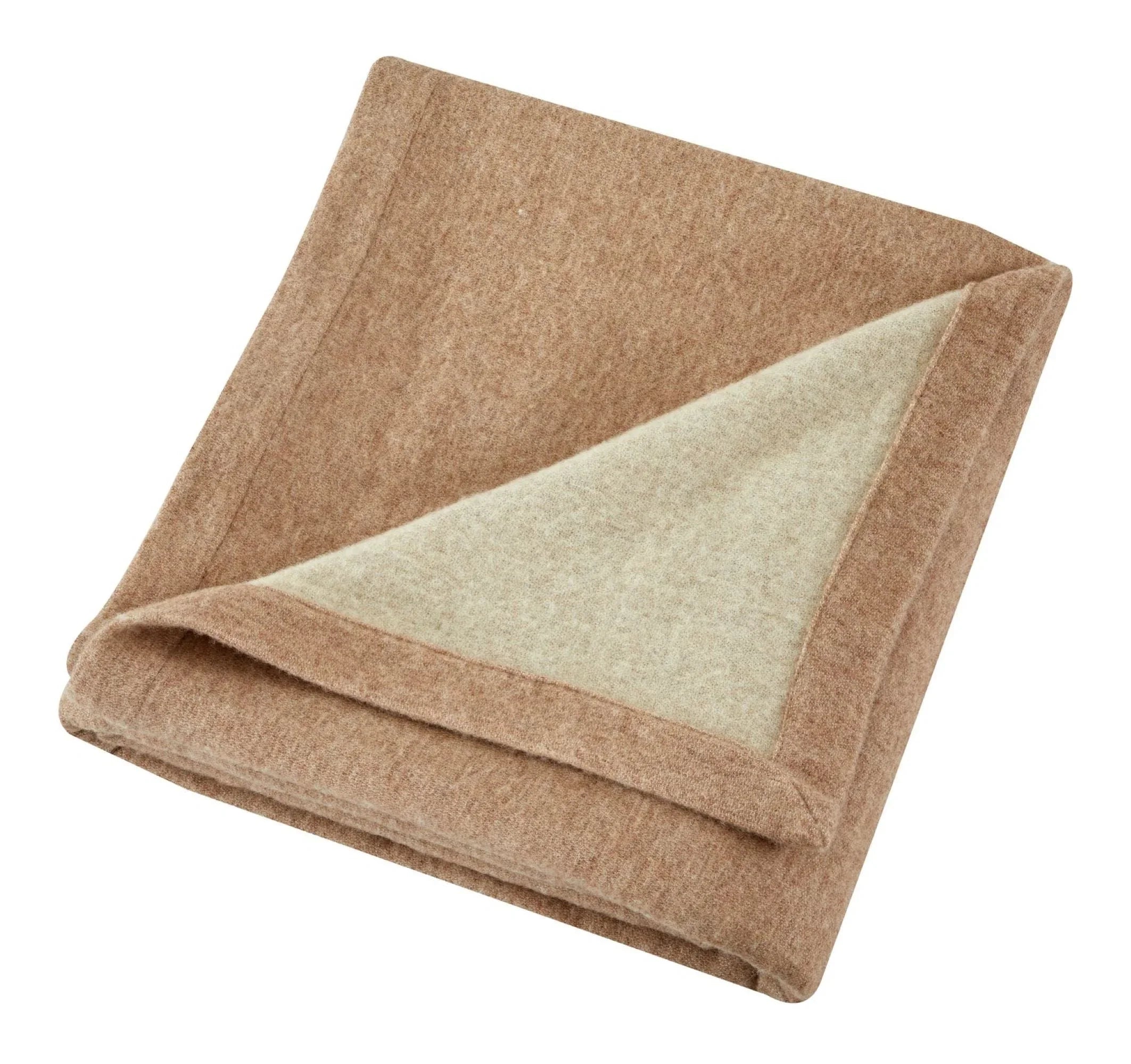100% Merino Wool Reversible Blanket, top view - House Of Avana