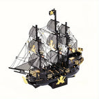Adult Metal 3D Puzzle, Flying Dutchman Pirate Ship Model Kit, 3D Ship Model Building Kit, DIY Craft Kit, Suitable for Family Time, Difficult 3D Puzzle, Exquisite Birthday Gift House Of Avana