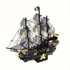 Adult Metal 3D Puzzle, Flying Dutchman Pirate Ship Model Kit, 3D Ship Model Building Kit, DIY Craft Kit, Suitable for Family Time, Difficult 3D Puzzle, Exquisite Birthday Gift House Of Avana [[SKU:HOA-XMS-406]]