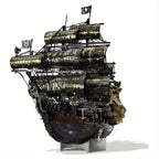 Adult Metal 3D Puzzle, Flying Dutchman Pirate Ship Model Kit, 3D Ship Model Building Kit, DIY Craft Kit, Suitable for Family Time, Difficult 3D Puzzle, Exquisite Birthday Gift House Of Avana [[SKU:HOA-XMS-406]]