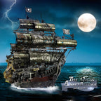 Adult Metal 3D Puzzle, Flying Dutchman Pirate Ship Model Kit, 3D Ship Model Building Kit, DIY Craft Kit, Suitable for Family Time, Difficult 3D Puzzle, Exquisite Birthday Gift House Of Avana [[SKU:HOA-XMS-406]]