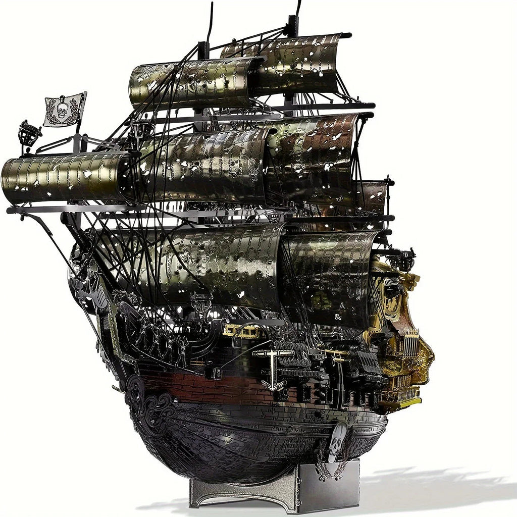 Adult Metal 3D Puzzle, Flying Dutchman Pirate Ship Model Kit, 3D Ship Model Building Kit, DIY Craft Kit, Suitable for Family Time, Difficult 3D Puzzle, Exquisite Birthday Gift House Of Avana [[SKU:HOA-XMS-406]]