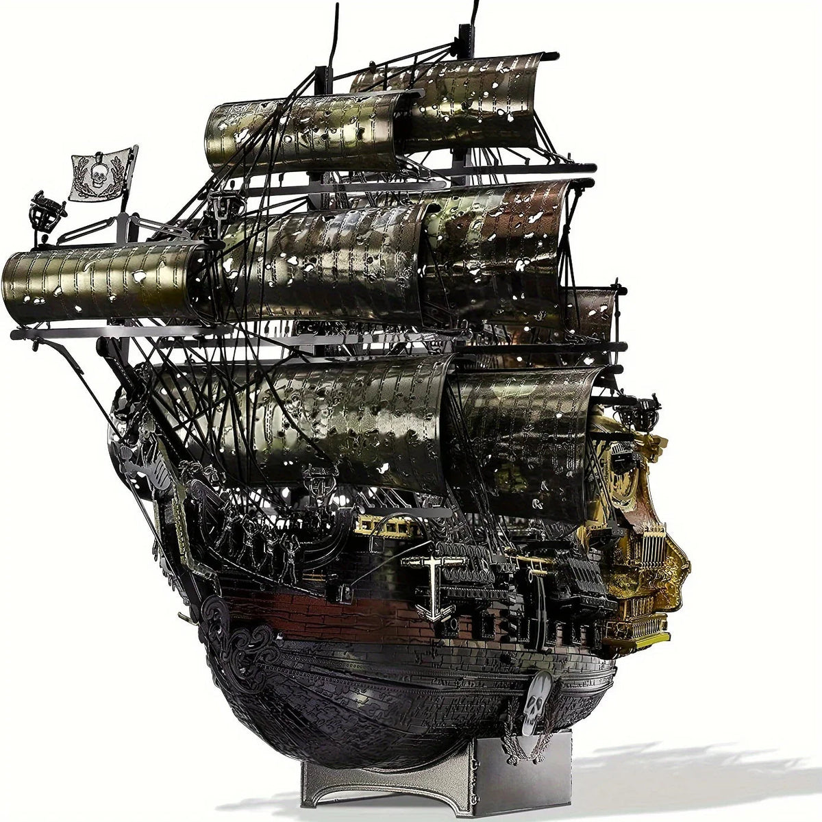 Adult Metal 3D Puzzle, Flying Dutchman Pirate Ship Model Kit, 3D Ship Model Building Kit, DIY Craft Kit, Suitable for Family Time, Difficult 3D Puzzle, Exquisite Birthday Gift House Of Avana [[SKU:HOA-XMS-406]]