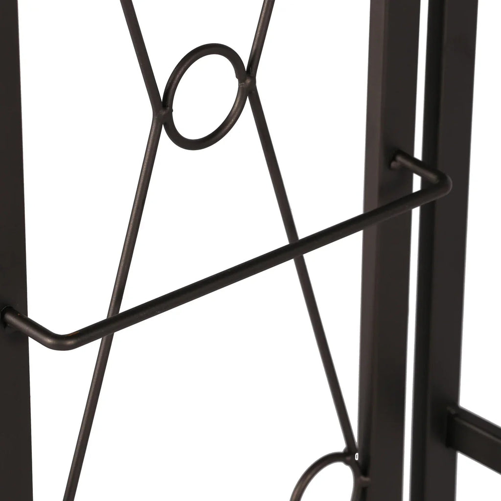 VECELO 5 Shelf Folding Bookshelf Industrial Metal Frame Display Shelf for Living Room, Bedroom, Kitchen, Office House Of Avana [[SKU:HOA-BOK-007]]