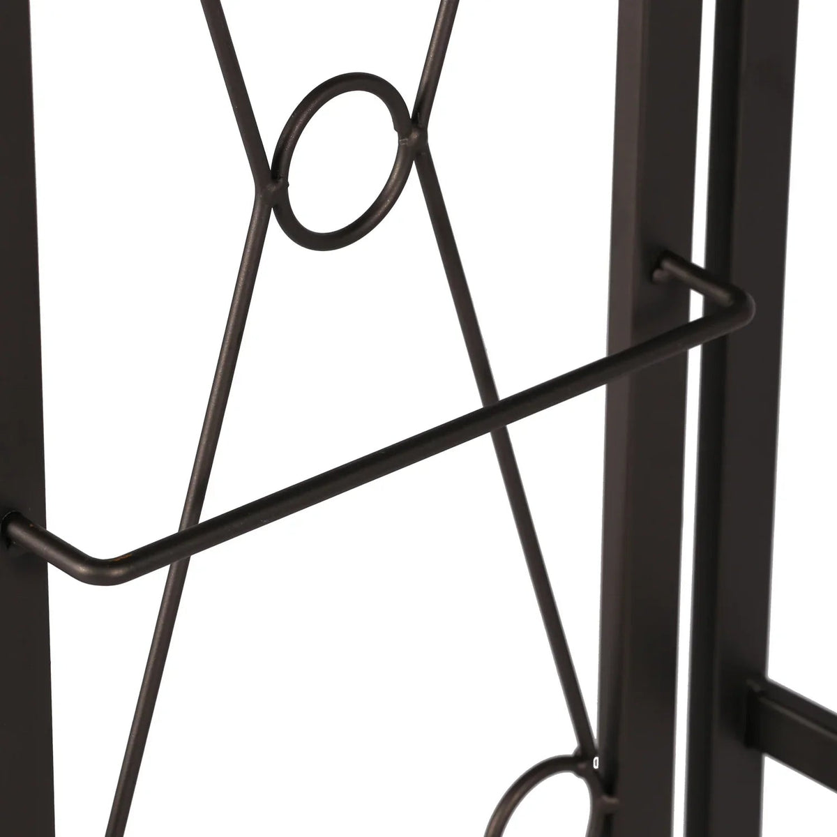 VECELO 5 Shelf Folding Bookshelf Industrial Metal Frame Display Shelf for Living Room, Bedroom, Kitchen, Office House Of Avana [[SKU:HOA-BOK-007]]
