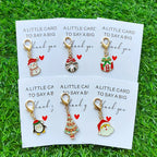 6/12pcs Christmas Keychain Set, Thank You Theme Pocket Hug Gift Pack. Unique Thank You Gift, Commemorative Gift, Friendship Gift, Cute Gift Pendant for Coin Purse, Backpack and Car Key Accessories, Cute Fruit Grape Keychain, House Of Avana [[SKU:HOA-MSC-031]]