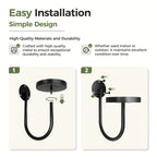 Metal planters with geometric frame, sturdy metal construction, wall hanging design - House of Avana