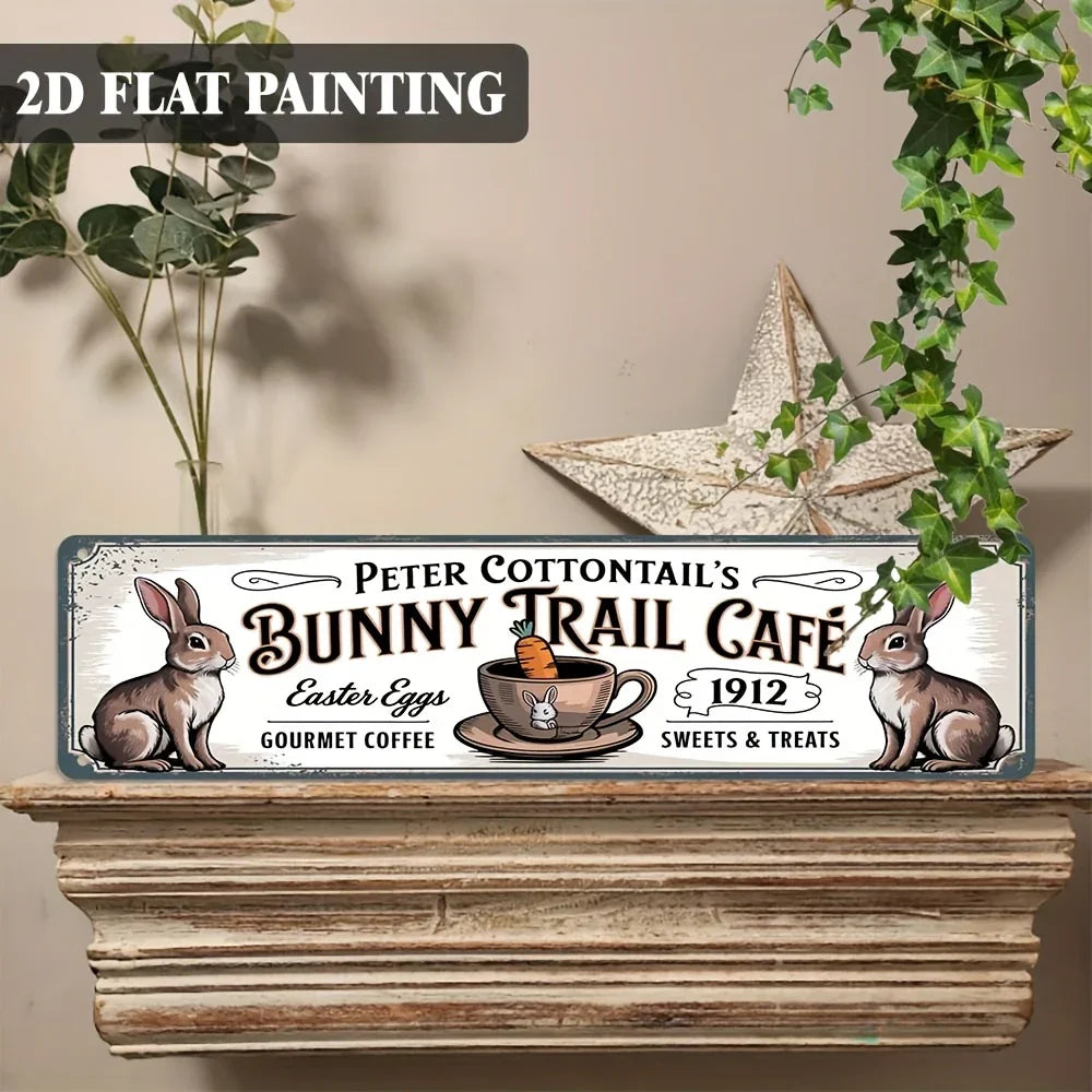 Metal Sign - Rustic Metal 16X4 Inch