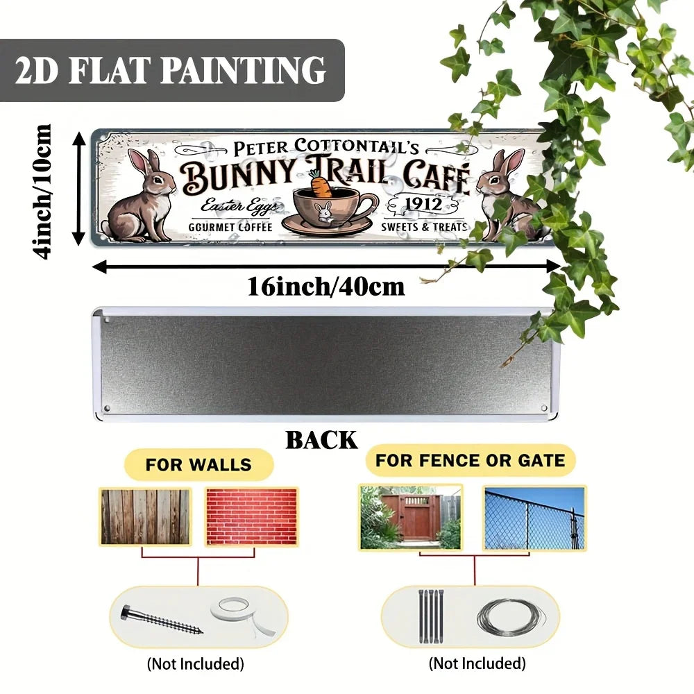 Metal Sign - Rustic Metal 16X4 Inch