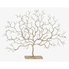 Metal Tree Decorative Sculpture Home Decor Statue Accent Figurine 32 x 4 x 24 Sier House Of Avana