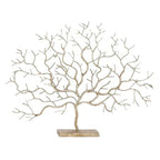 Metal Tree Decorative Sculpture Home Decor Statue Accent Figurine 32 x 4 x 24 Sier House Of Avana